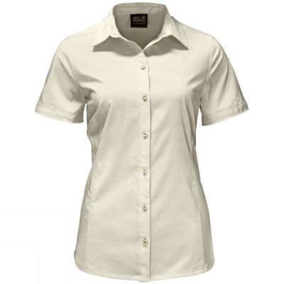 Camisa Jack Wolfskin Sonora Mujer Beige - Chile NDH256180